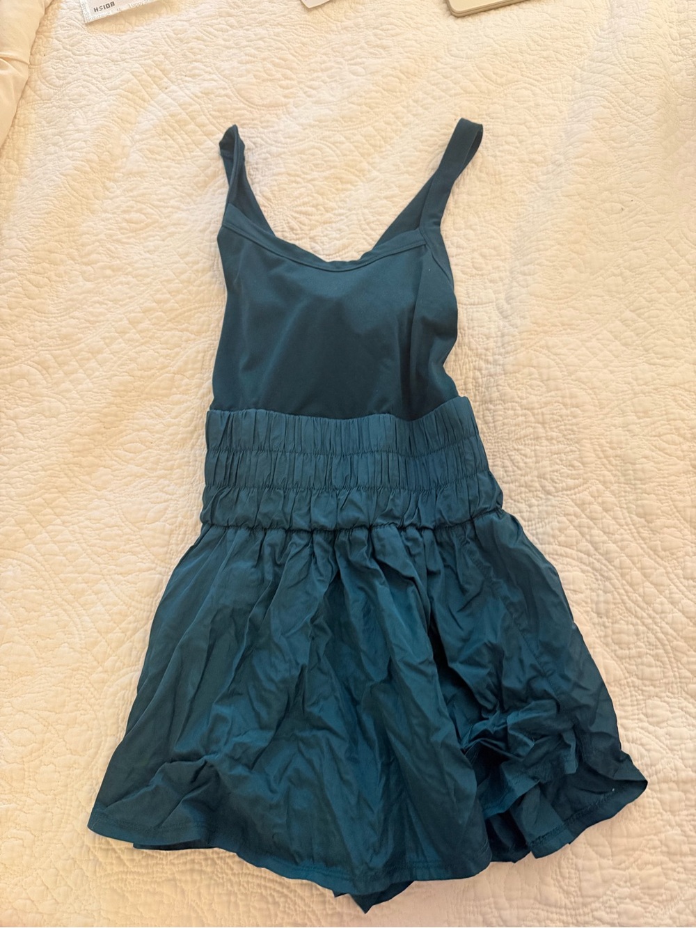 FP Movement by Free People Teal Blue Romper Dress